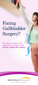 Facing Gallbladder Surgery?