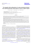 The magnetic field configuration of a solar prominence inferred from