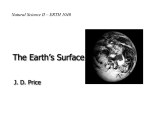 The Earth`s Surface - Earth and Environmental Sciences