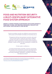 FOOD AND NUTRITION SECURITY: A MULTI