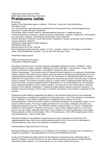 Pralidoxime Iodide Injection