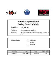 Software Spec ANTRARES String Power Module_v1.1