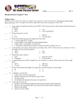 Physical Science Chapter 9 Test