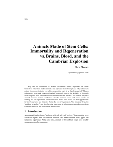 Animals Made of Stem Cells - New England Complex Systems Institute