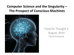 Food for Thought II - Singularity - Computer Science and Engineering