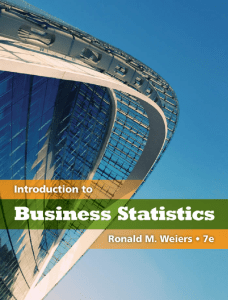 introduction to business statistics 7th edition 2008 pdf