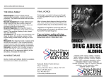drug abuse - Rocky and District Victim Services