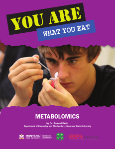 WHAT YOU EAT - Montana State University Extended University