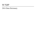 2016 Data Dictionary