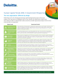 Human Capital Trends 2016: A Government Perspective