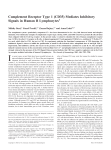 Complement Receptor Type 1 (CD35) Mediates - Bio