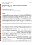 Cannabinoids Cause Central Sympathoexcitation and Bradycardia