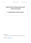 Health Climate Change impacts report card technical paper 2