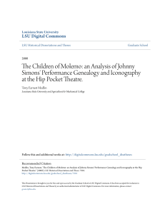 The Children of Molemo: an Analysis of Johnny Simons