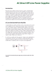 AC Direct Off-Line Power Supplies