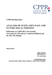 Analysis of Scotland`s Fiscal Position