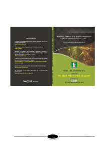 NIGERIAN JOURNAL OF BUSINESS,