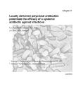 Locally delivered polyclonal antibodies potentiate the efficacy