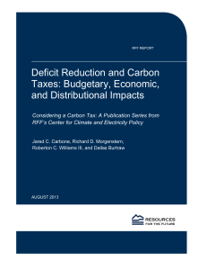 Deficit Reduction and Carbon Taxes
