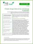 Climate change induced loss and damage in Pakistan