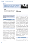 Towards clinically useful neuro- imaging in psychiatric practice