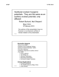 Vestibular evoked myogenic potentials: They are the same as an