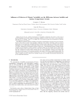 Influence of Patterns of Climate Variability on the Difference