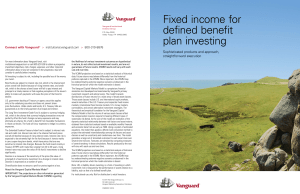 Fixed income for defined benefit plan investing