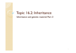 Topic 16.2: Inheritance