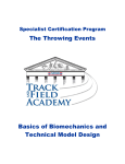 TSCC 10 The Basics of Biomechanics and Technical