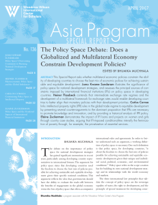 The Policy Space Debate