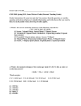 Review Packet - Teaching Center