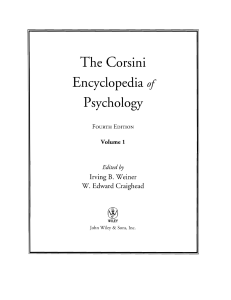 Conversion Disorder in the Corsini Encyclopedia of Psychology 2