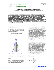 TN156 Understanding and Interpreting Particle Siz