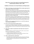 Guidelines to Revisions to the School Mandate and Requirements