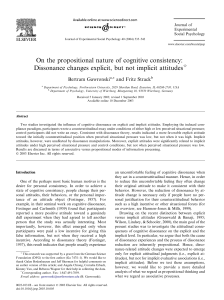 On the propositional nature of cognitive consistency