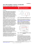 Zero-drift Amplifiers: Features and Benefits (Rev