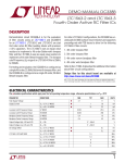 DC338B: LTC1563-2 and LTC1563-3 FOURTH ORDER ACTIVE RC