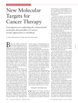 New Molecular Targets for Cancer Therapy