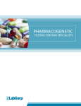 Pharmacogenetic Testing for Pain Specialists