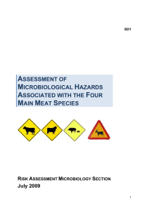 assessment of microbiological hazards associated with the four