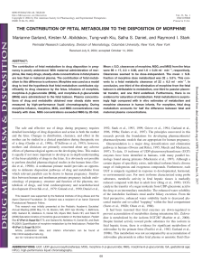 THE CONTRIBUTION OF FETAL METABOLISM TO THE