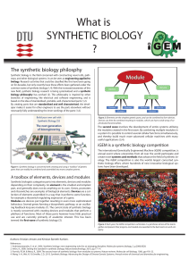 What is SYNTHETIC BIOLOGY