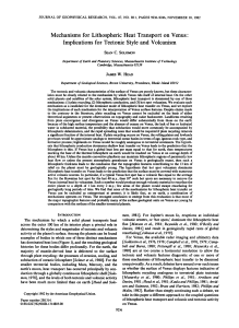 Mechanisms for lithospheric heat transport on Venus Implications for