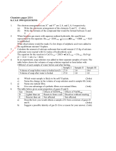 kcse chemistry questions