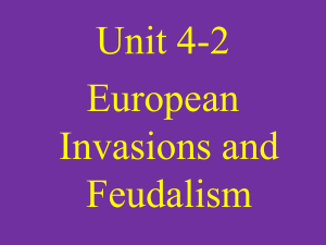 II. Feudalism