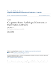 Cooperative Brains: Psychological Constraints on the Evolution of