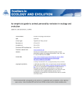 An empiricist guide to animal personality variation in ecology and