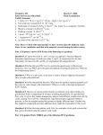 Chemistry 453 March 17, 2008 Enter answers in a Blue Book Final