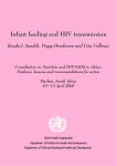 Infant feeding and HIV transmission